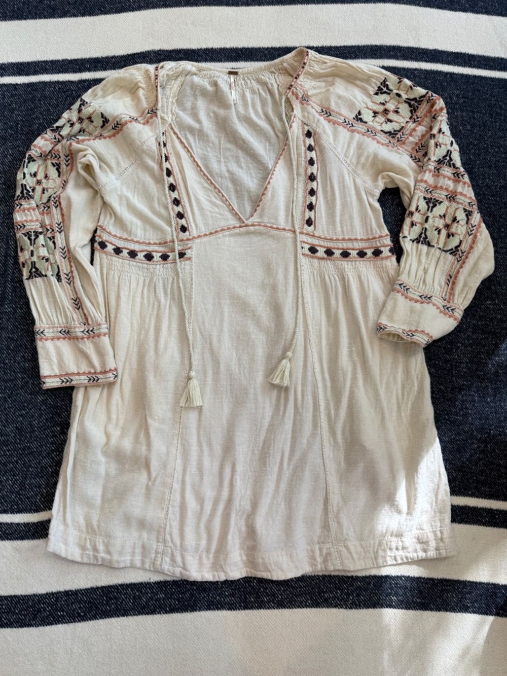 Free People Boho "All My Life" Mini Dress/Tunic Size Small S